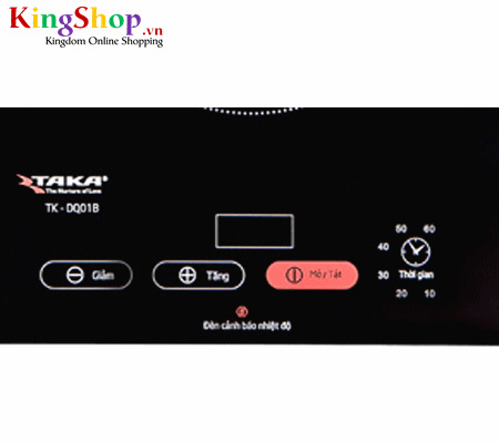 Bếp hồng ngoại Taka TK-DQ01B - Công suất 2000W - Hàng chính hãng