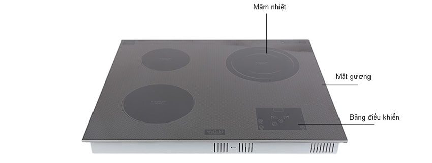 Chi tiết của bếp hồng ngoại Wellchi KR-300TC 