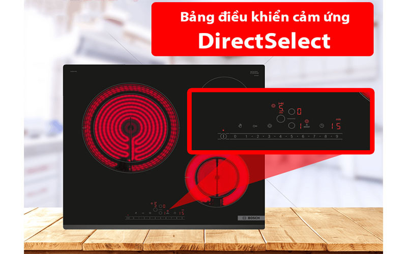 Bếp điện Bosch PKK631FP8E - Hàng chính hãng