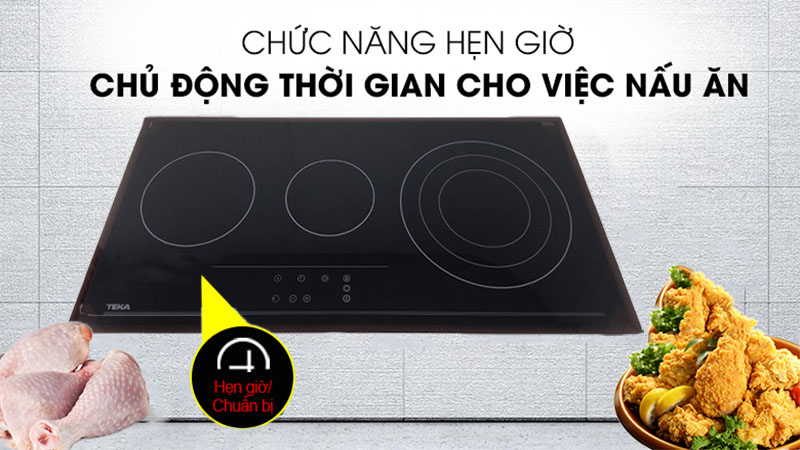Chức năng hẹn giờ của Bếp hồng ngoại âm Teka TRC 83631 TCS 