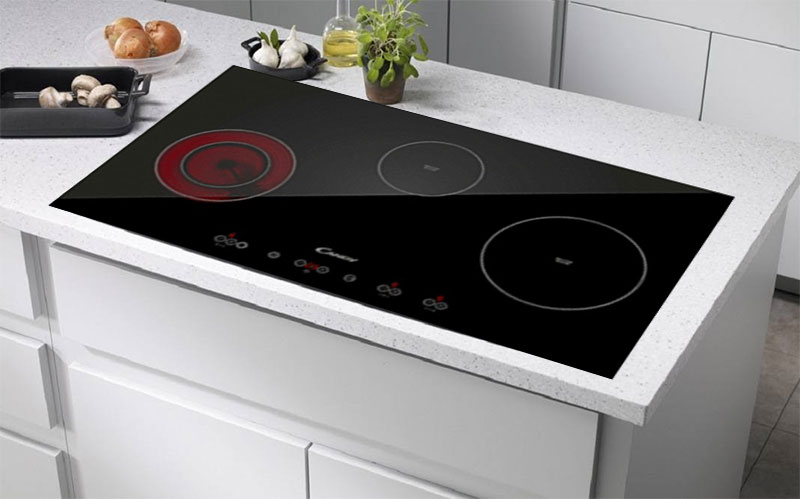 Bếp điện từ hồng ngoại Candy CMI732N/1 với thiết kế lắp âm hiện đại