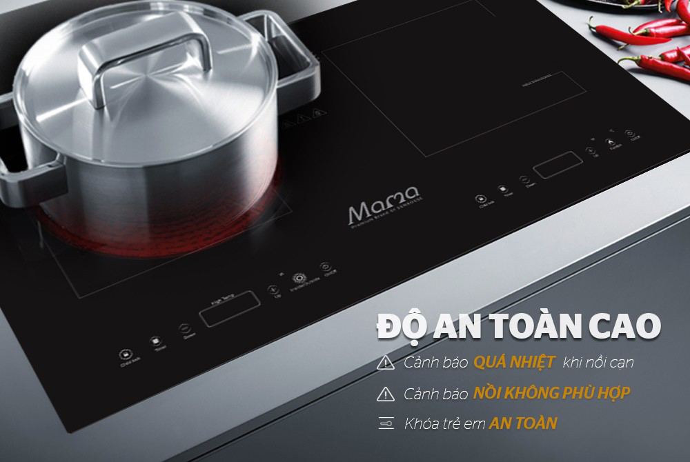 Bếp hồng ngoại điện từ Sunhouse MMB9100VN - Hàng chính hãng