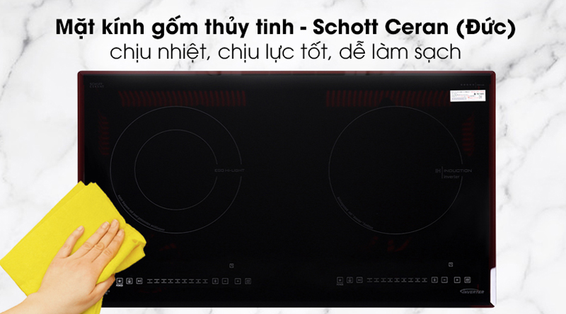 Bếp hồng ngoại điện từ Pramie PRMY-2105 - Hàng chính hãng