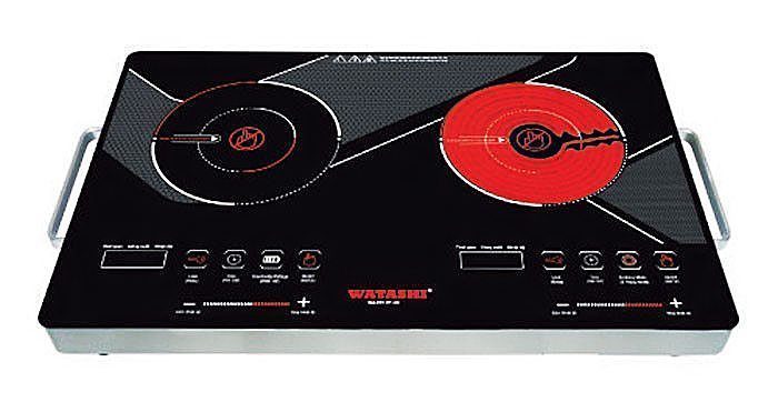 Bếp đôi hồng ngoại và từ Watashi WA-201 - Hàng chính hãng