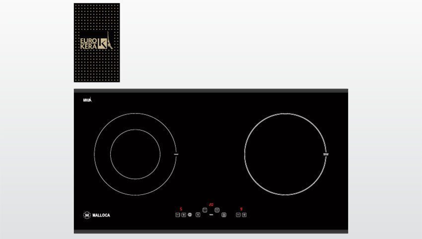 Bếp hồng ngoại điện từ âm kính Malloca MH-02IR LB - Hàng chính hãng