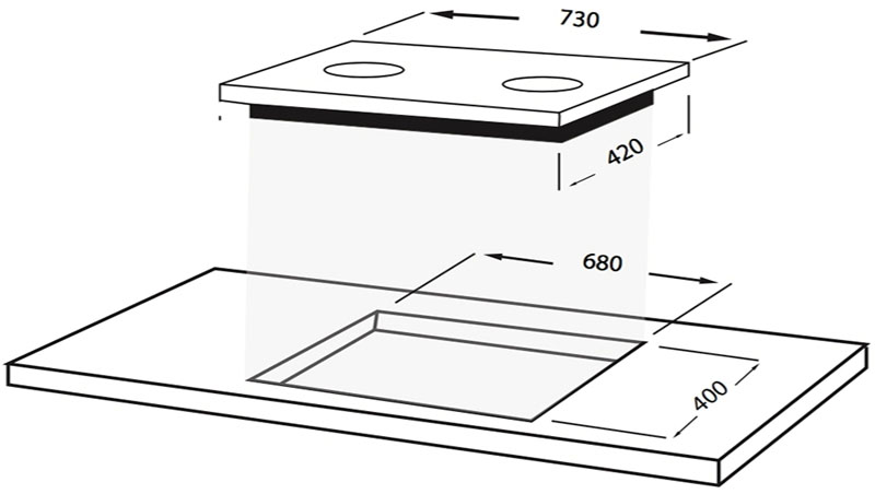 Bếp hồng ngoại đôi Faber FB-2ES - Hàng chính hãng