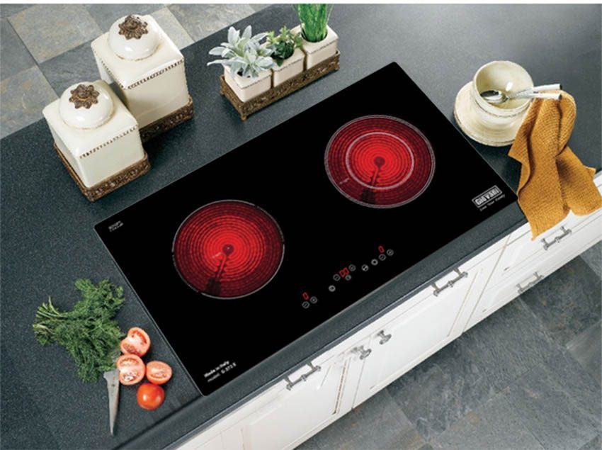 Bếp hồng ngoại đôi Giovani G-272 E với thiết kế lắp âm sang trọng