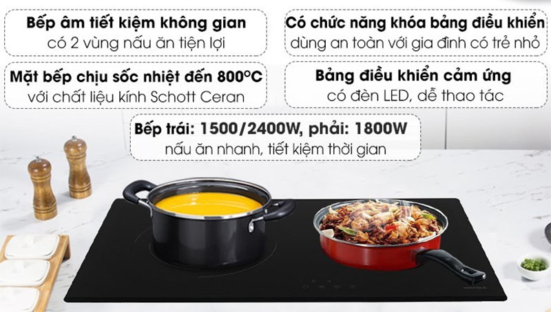 Bếp hồng ngoại đôi Hafele HC-R772D - Hàng chính hãng