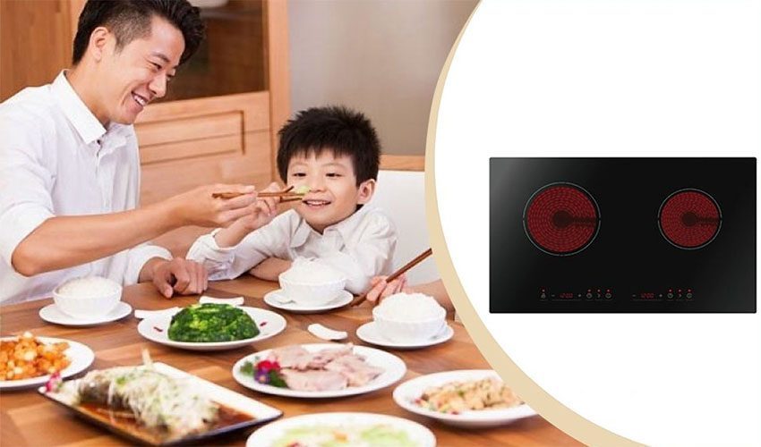 Bếp hồng ngoại đôi Midea MC-HD305  - Hàng chính hãng