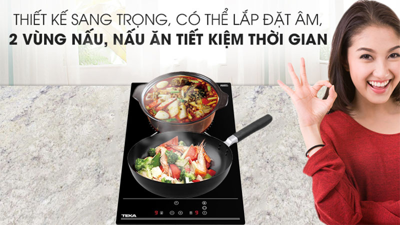 Bếp hồng ngoại đôi Teka TZC 32320 TTC BK - Hàng chính hãng