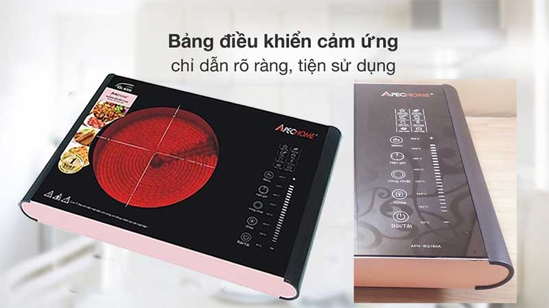 Bảng điều khiển của Bếp hồng ngoại đơn Apechome APH-BQ160A