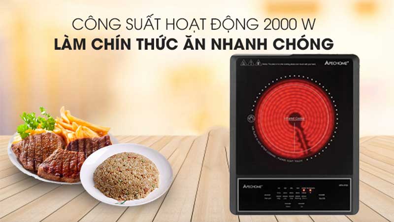 Bếp hồng ngoại đơn Apechome APH-IF20 - Hàng chính hãng