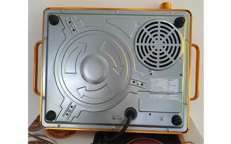 Mặt sau của Bếp hồng ngoại đơn Asanzo IS-1H