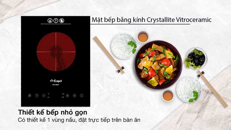 Bếp hồng ngoại đơn Capri CR-109KT - Hàng chính hãng