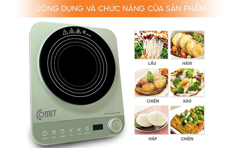 Bếp hồng ngoại đơn Comet CM5468 - Hàng chính hãng
