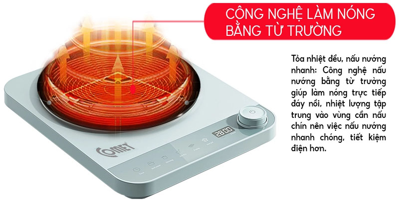 Bếp hồng ngoại đơn Comet CM5468 - Hàng chính hãng