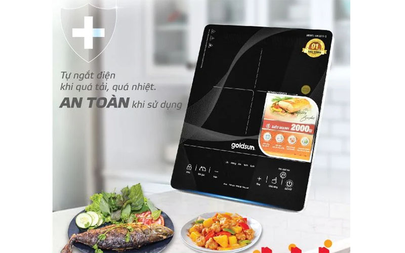 Bếp hồng ngoại đơn Goldsun GIF3511-D - Hàng chính hãng