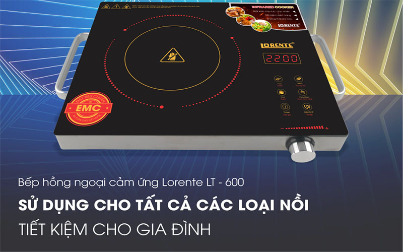 Bếp hồng ngoại đơn Lorente LT–600 - Hàng chính hãng