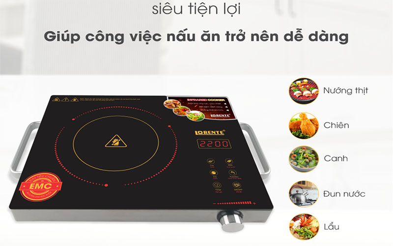 Bếp hồng ngoại đơn Lorente LT–600 - Hàng chính hãng