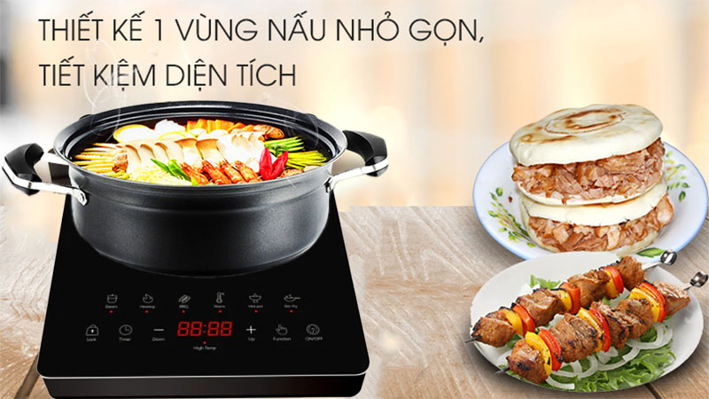 Thiết kế của Bếp hồng ngoại đơn Magic Eco AC-202