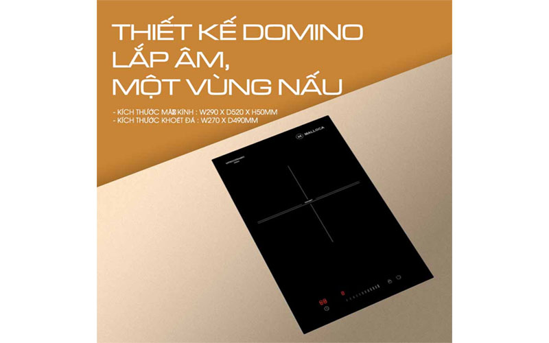 Bếp hồng ngoại đơn Domino Malloca MDR-301 - Hàng chính hãng
