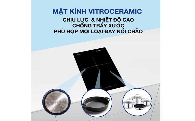 Bếp hồng ngoại đơn Domino Malloca MDR-301 - Hàng chính hãng
