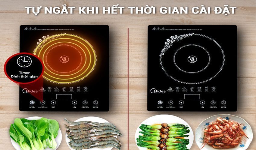 Bếp hồng ngoại đơn Midea MIR-T2013DA - Hàng chính hãng