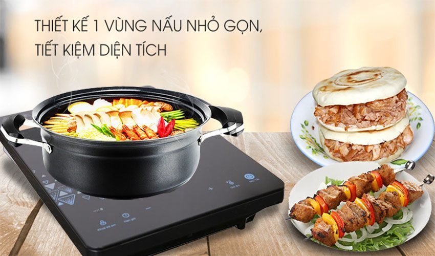 Bếp hồng ngoại đơn Midea MIR-T2018DD - Hàng chính hãng
