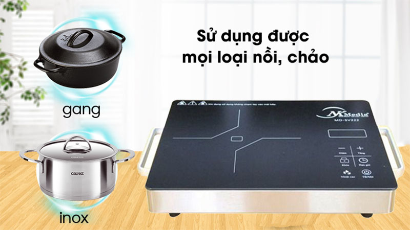 Tính năng không kén nồi của Bếp hồng ngoại đơn NK Media MD-SV222