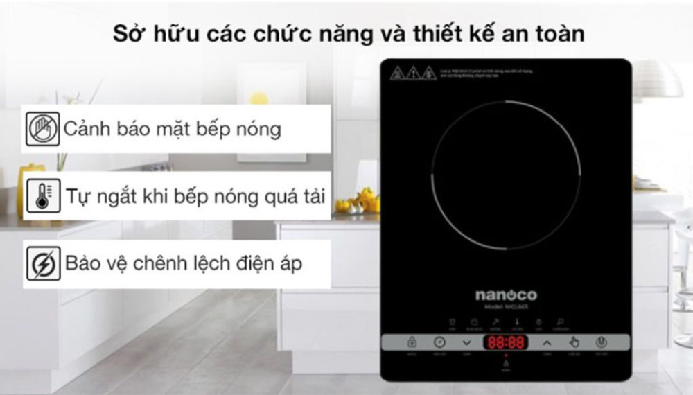 Bếp hồng ngoại Nanoco NICL665  - Hàng chính hãng