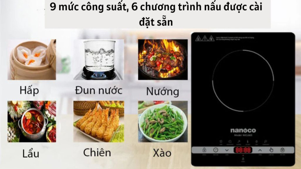 Bếp hồng ngoại Nanoco NICL665  - Hàng chính hãng