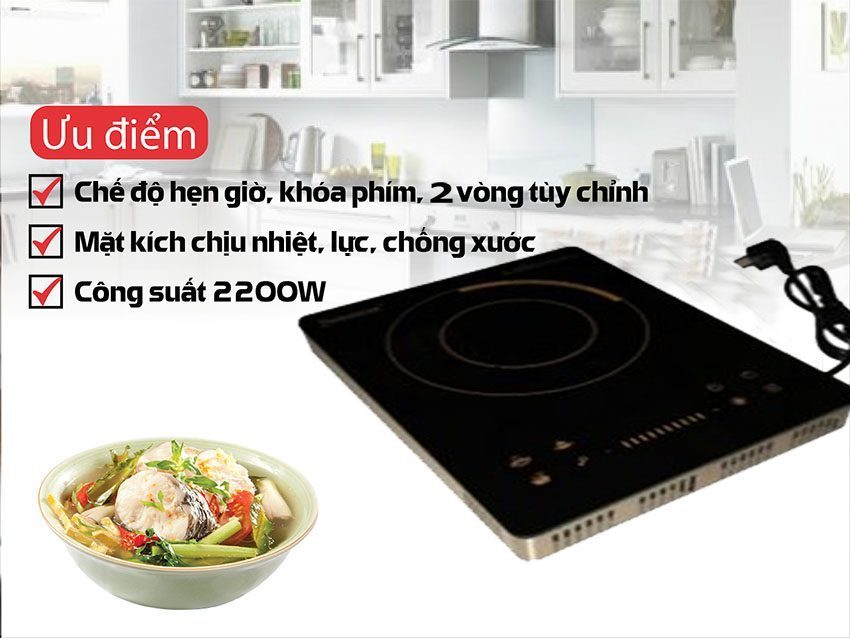 ưu điểm của Bếp hồng ngoại đơn Shimono SMSR-22