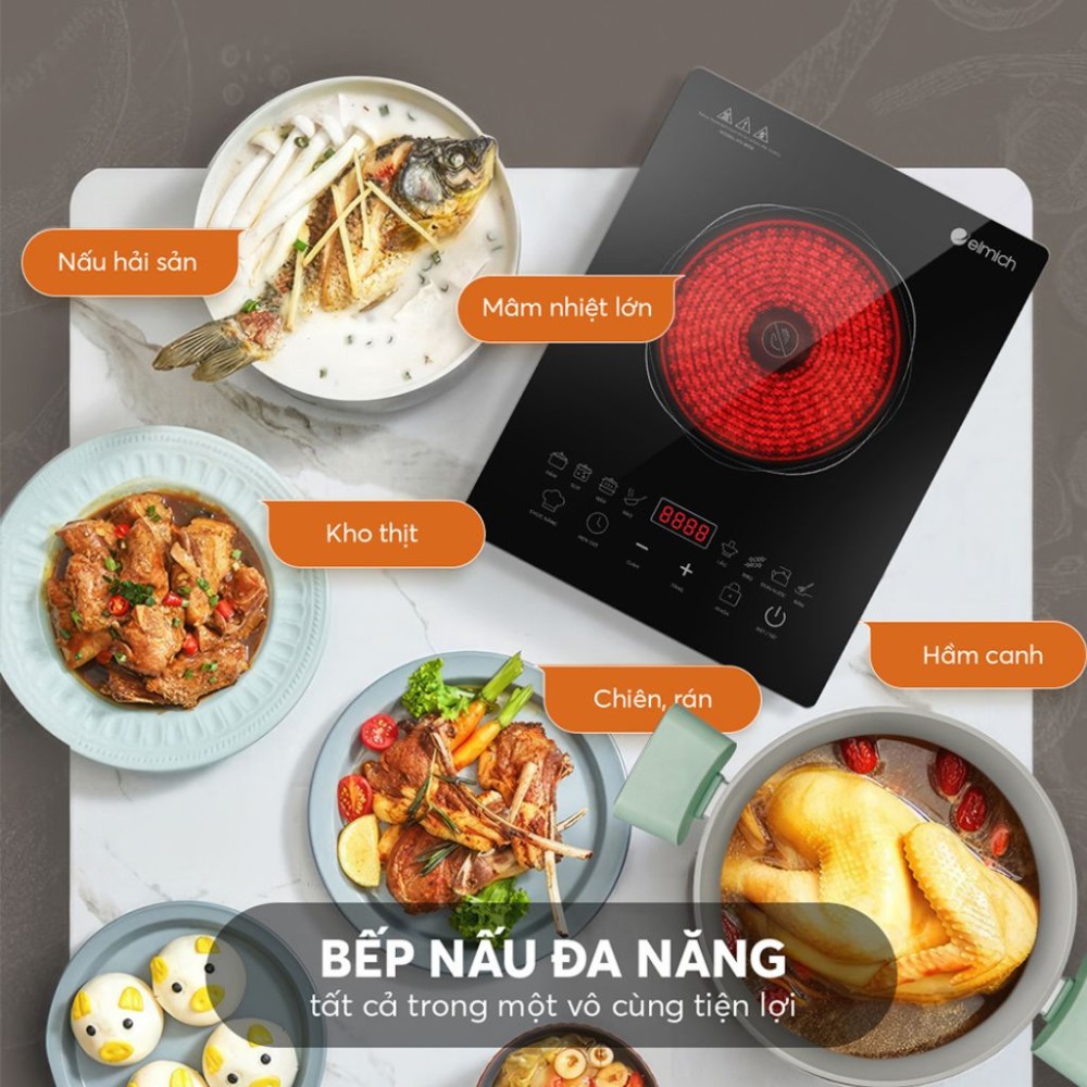 Bếp hồng ngoại đơn Elmich IFE-8906 - Hàng chính hãng