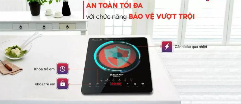 Bếp hồng ngoại đơn Sanaky VH-6100HG - Hàng chính hãng