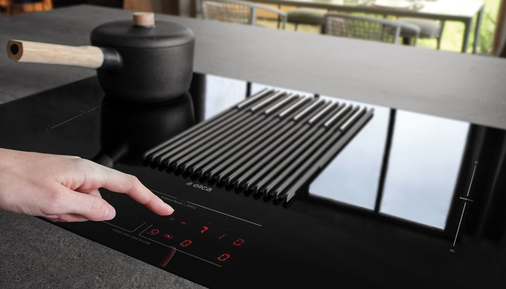 Bếp từ kết hợp hút mùi Elica Nikola Tesla Libra WH/F/83 - Hàng chính hãng