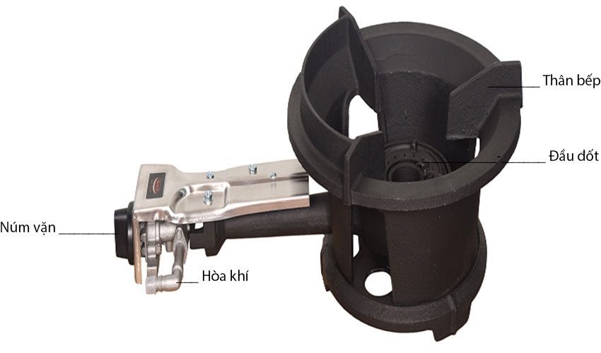 Cấu tạo của Bếp khè gas công nghiệp Akaco AK-001