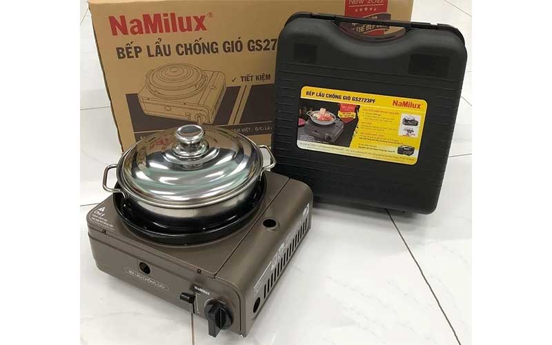 Bếp lẩu chống gió Namilux GS2723PF - Hàng chính hãng