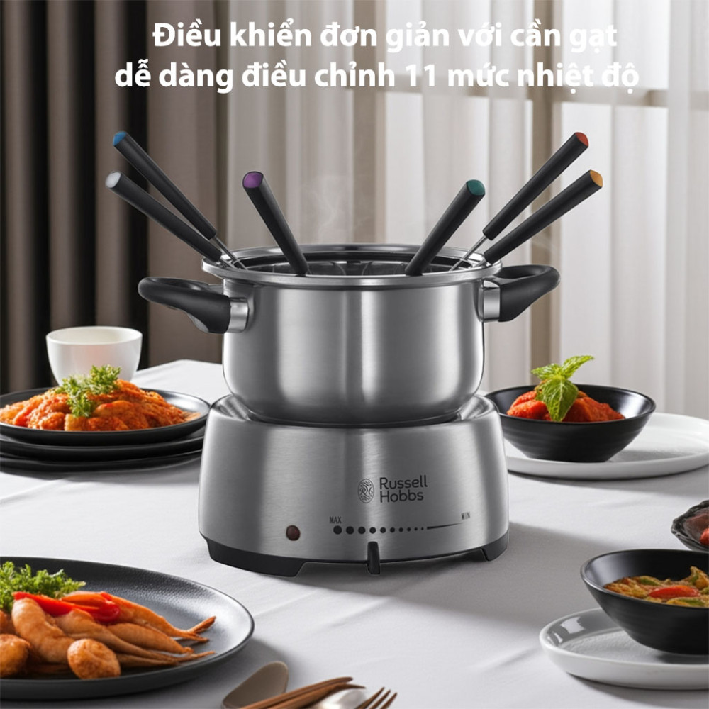 Bếp lẩu Fondue Russell Hobbs Fiesta 22560-56 2 lít - Hàng chính hãng