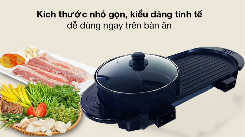 Thiết kế của Bếp lẩu nướng đa năng Matika MTK-6929