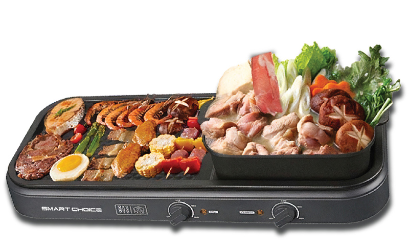 Bếp lẩu nướng điện đa năng Smart Choice SCG-LN001 - Hàng chính hãng