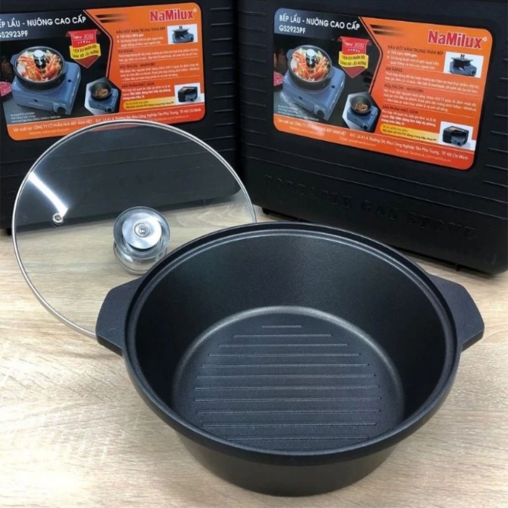 Bếp lẩu nướng gas NaMilux GS2923PF - Hàng chính hãng