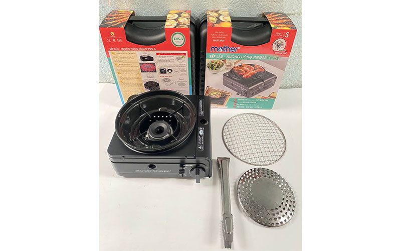 Bếp lẩu - nướng gas hồng ngoại Namilux mother EVS3 GS2621PF - Hàng chính hãng
