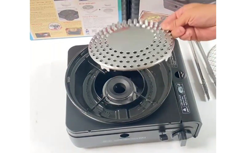 Bếp lẩu - nướng gas hồng ngoại Namilux mother EVS3 GS2621PF - Hàng chính hãng