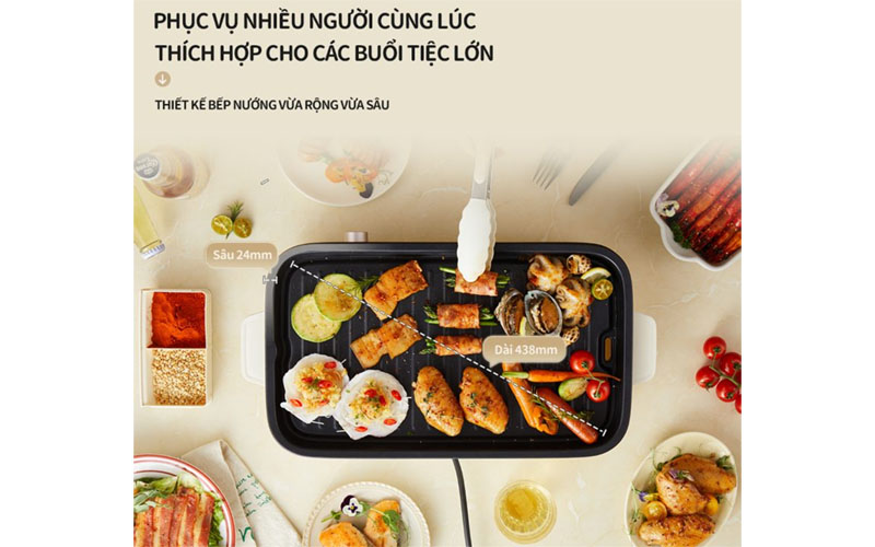 Bếp nướng điện Bear GR-4H15C - Hàng chính hãng