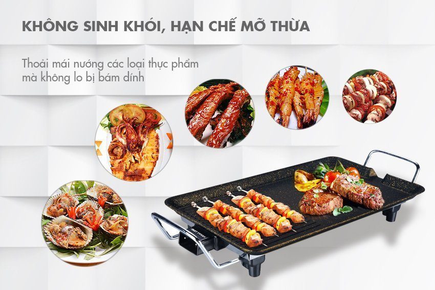 Bếp nướng điện Happy Time Sunhouse HTD-4606 - Hàng chính hãng