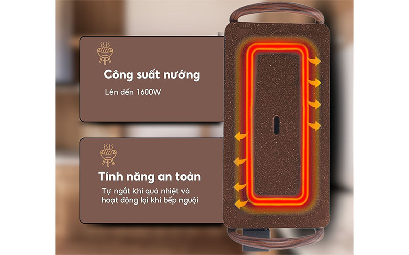 Bếp nướng điện Hasuka HSK-332 - Hàng chính hãng