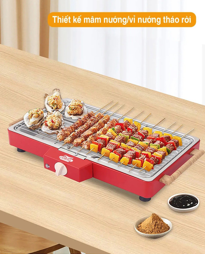 Bếp nướng điện Ladomax HA-1186 - Hàng chính hãng