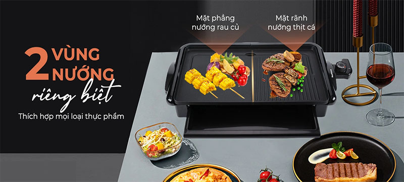 Bếp nướng điện Nagakawa NAG3105 - Hàng chính hãng