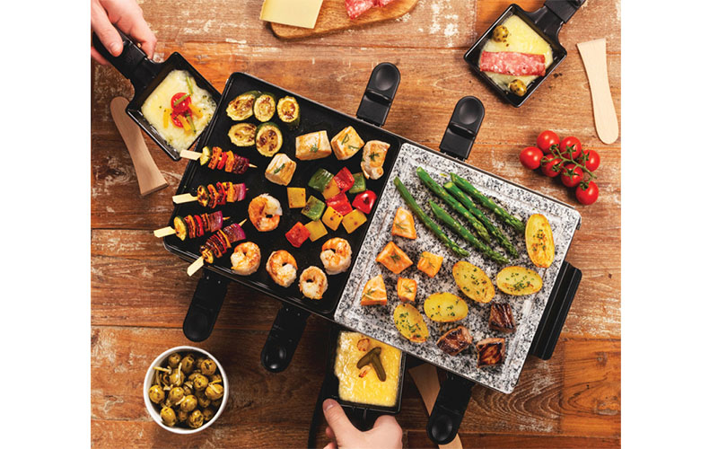 Bếp nướng điện Russell Hobbs 26280-56 Multi Raclette 3in1 - Hàng chính hãng