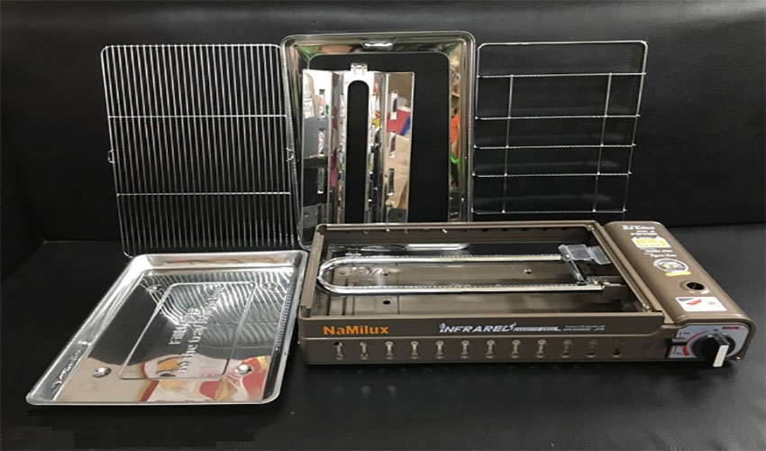 Trọn bộ của Bếp nướng gas đa năng Namilux GM2120PS
